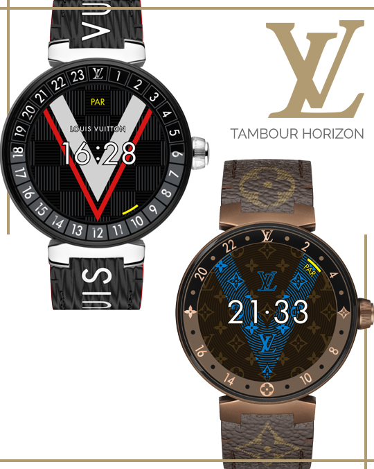 Black Round Louis Vuitton Limited edition smart watch, For