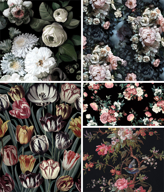 Style Inspiration: Dark Floral | Sugar & Cream | A Beautiful Life Deserves  a Beautiful Home