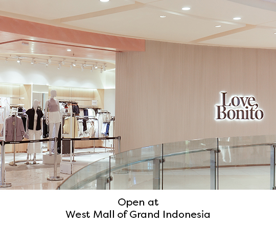 LOVE, BONITO OPENS INDONESIA'S LARGEST FLAGSHIP STORE IN JAKARTA, Sugar &  Cream