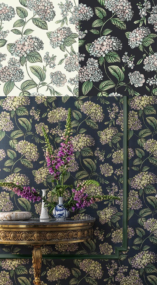 Fornasetti Chiavi Segrete - Autumnal Leaves Wallpaper by Cole & Son