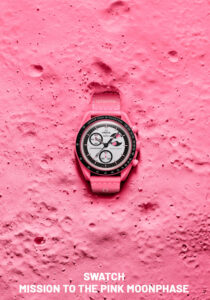 SWATCH – MISSION TO THE PINK MOONPHASE | Sugar & Cream | A